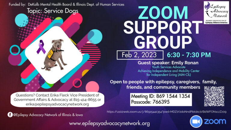 Zoom Support Group Service Dogs